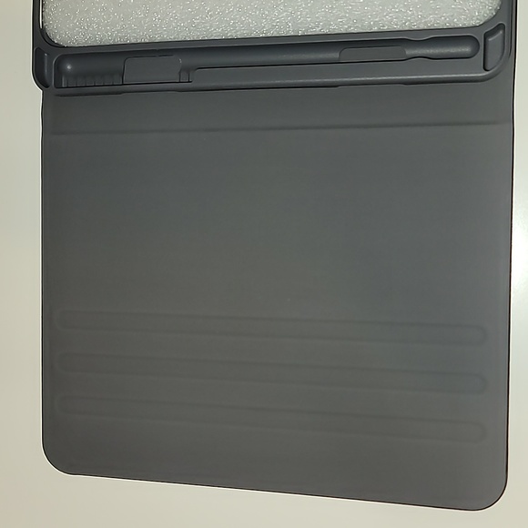 heyday Apple iPad Mini for 6", Stylus  Holder Black Saffiano Faux Tablet Case - Picture 7 of 9